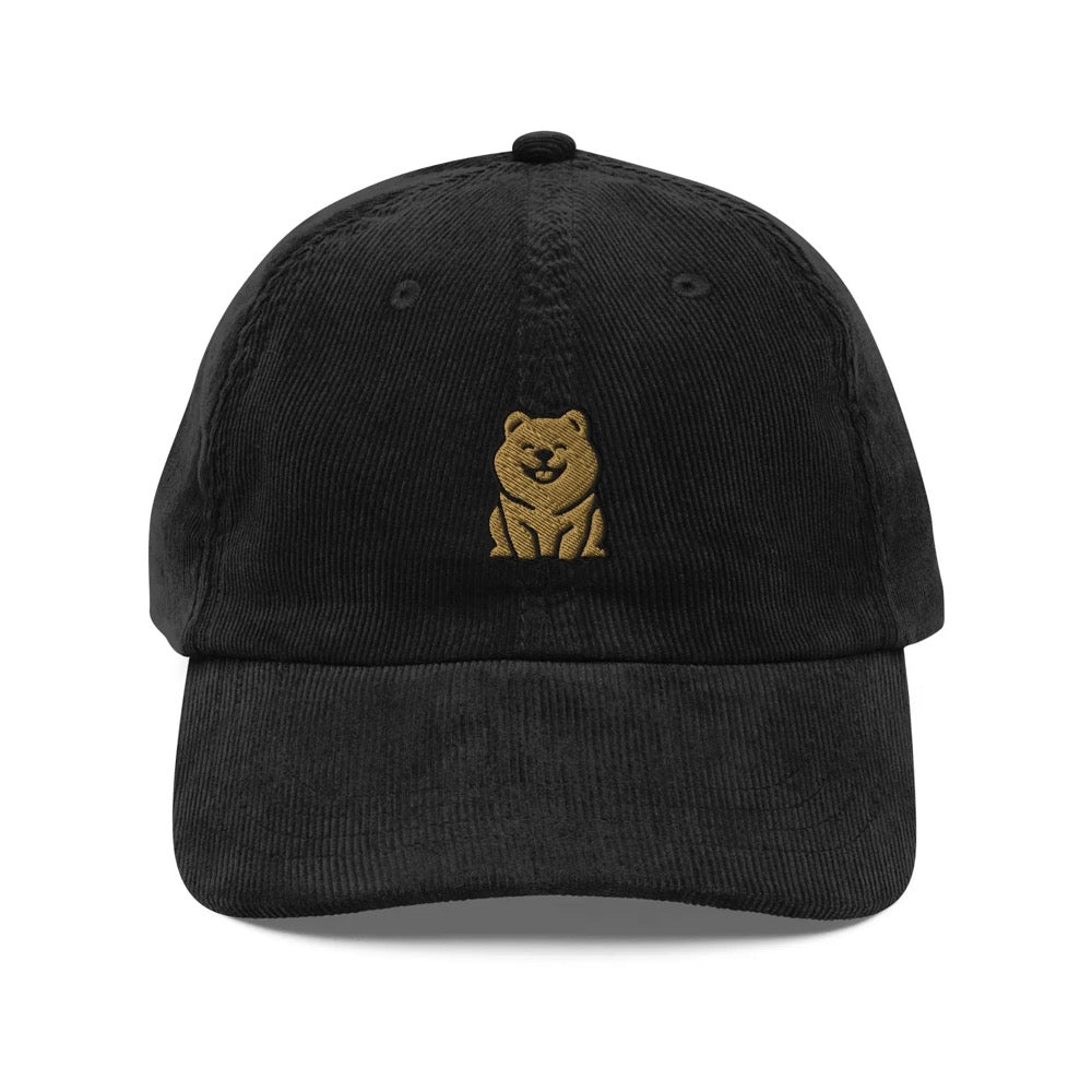 Chow Chow Corduroy Cap | Chow Chow Dog Gift | Cute Vintage Cap | Sustainable Hat